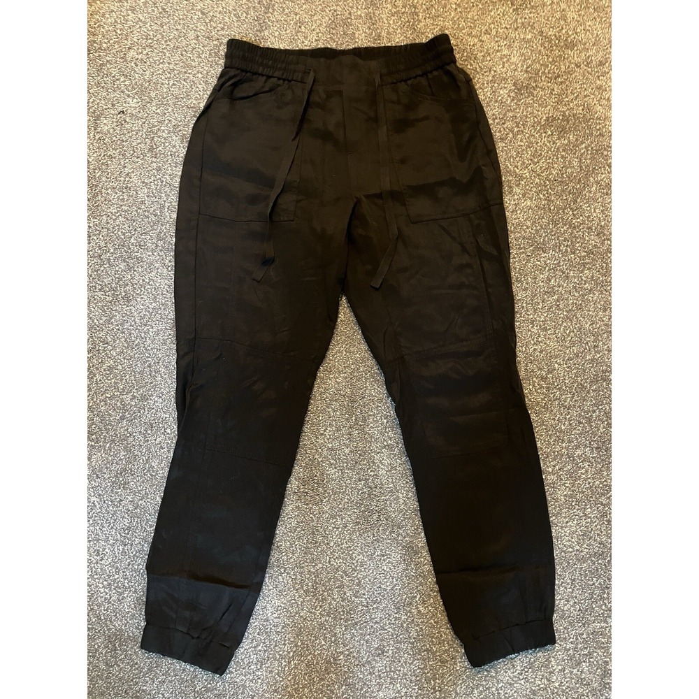 NWT Banana Republic Women's Black Elastic Waist Pants Jogger Sweatpants‎ XS